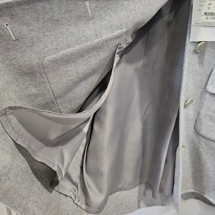 [BUNJANG] CLAP Light Gray Short Jacket / CC클랍 라이트 그레이 숏 자켓