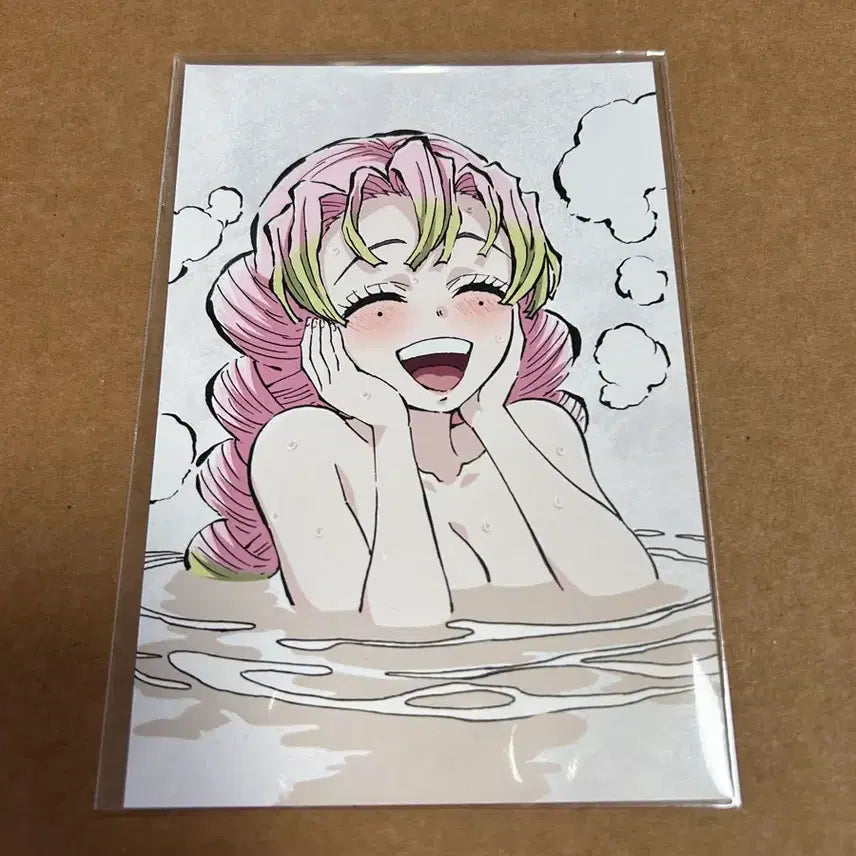 [BUNJANG] Demon Slayer Mitsuri Kanroji Postcard / 귀멸의 칼날 전집중전 막간화 미츠리 엽서 귀칼