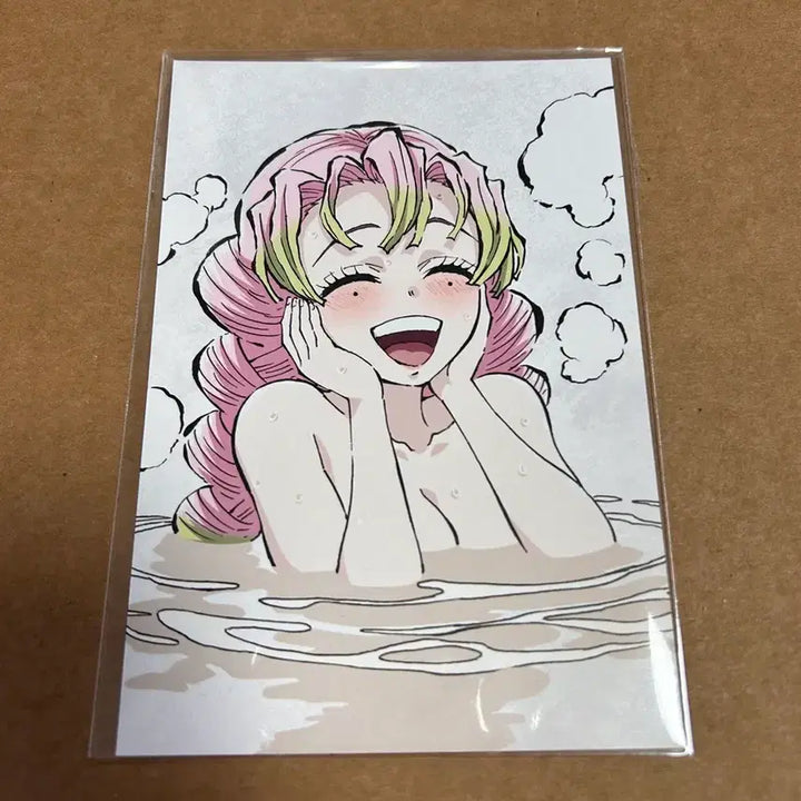 [BUNJANG] Demon Slayer Mitsuri Kanroji Postcard / 귀멸의 칼날 전집중전 막간화 미츠리 엽서 귀칼