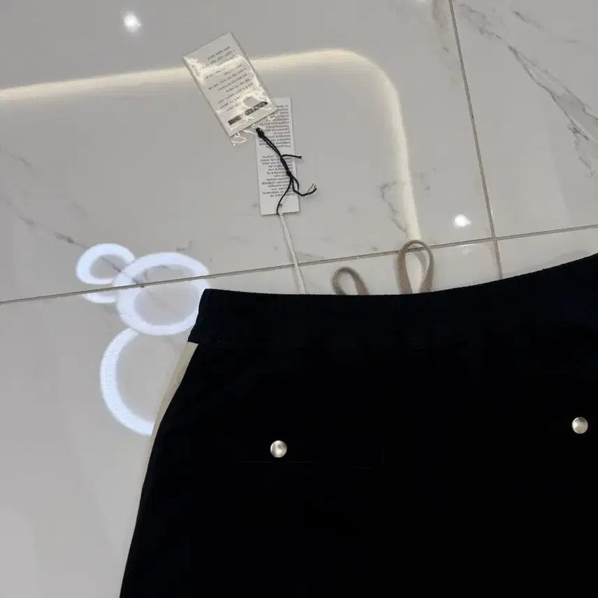 [BUNJANG] Rick Owens Black Side Line Baggy Pants / [46] 릭오웬스 블랙 사이드라인 배기팬츠