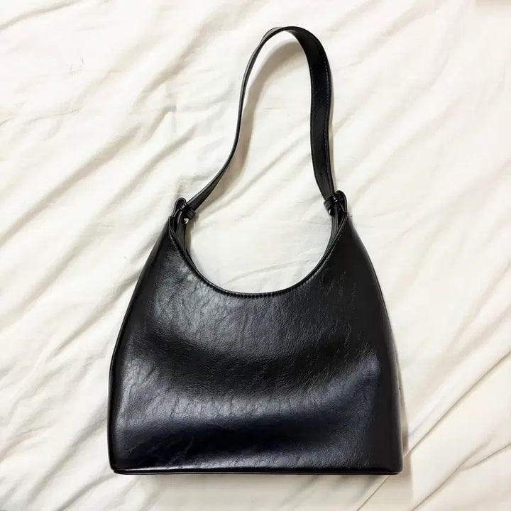[BUNJANG] 8 Seconds Black Shoulder Bag / 에잇세컨즈 블랙 숄더백 가방
