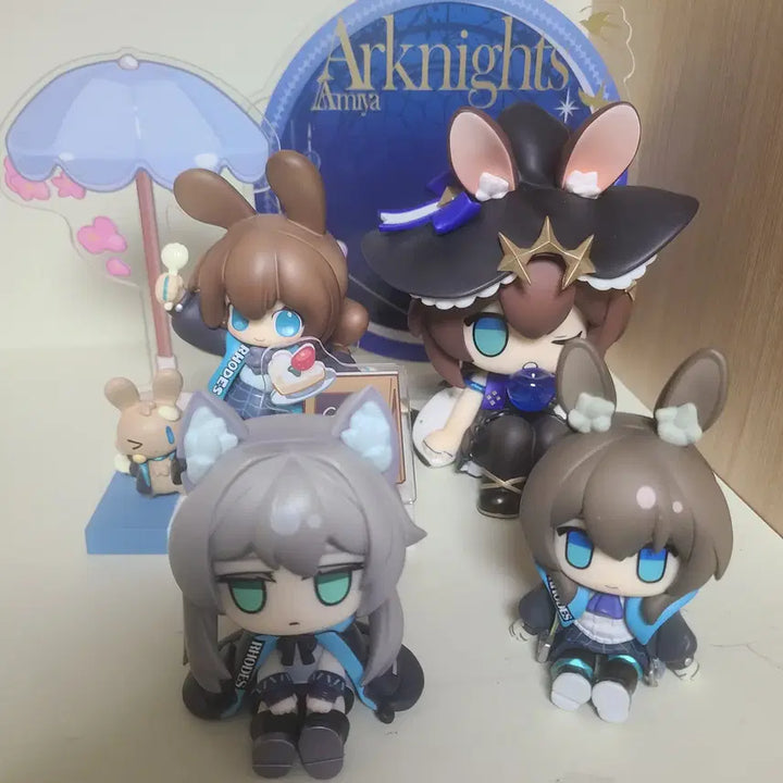 [BUNJANG] Arknights Amiya & Other Merchandise Bundle Set / 명일방주 아미야 위주 로즈냥 조금 굿즈 일괄 판매