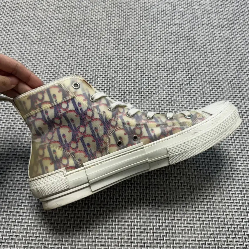 [BUNJANG] Dior Oblique Sneakers Multi High-Top / (한정판) 디올 오블리크 스니커즈 멀티 하이탑