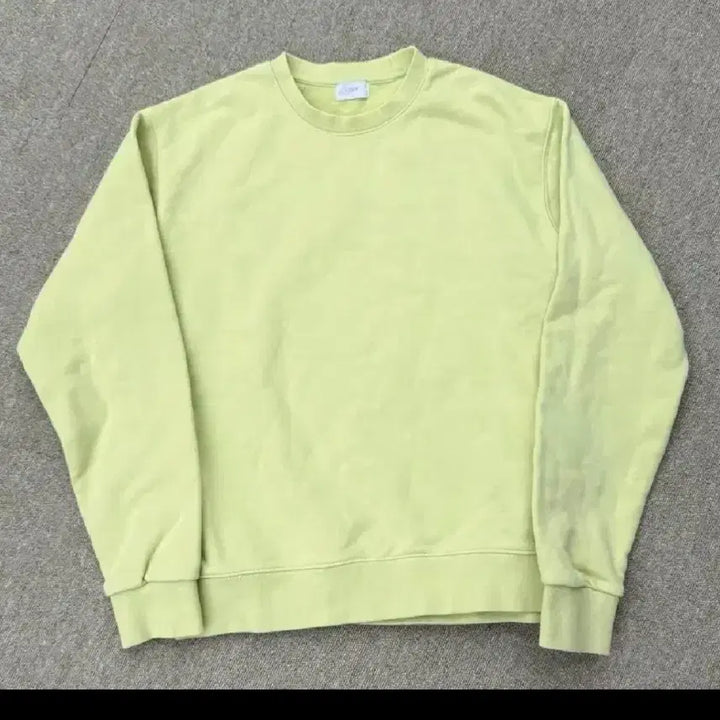 [BUNJANG] Coor Supima Lime Sweatshirt S / 쿠어 coor 수피마 라임 스웨트셔츠 S