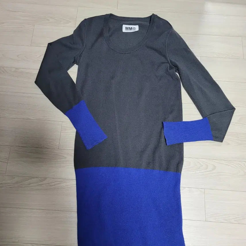 [BUNJANG] MM6 Deep Gray/Blue Knit Dress / 오늘만이가격!!  MM6 마르지엘라 딥그레이색/블루 니트  원피스