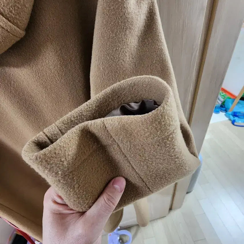 [BUNJANG] Beanpole Camel Duffle Coat / 빈폴 카멜색 떡볶이 코트