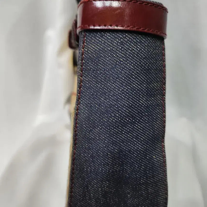 [SOLD OUT] (정품)버버리 데님 노바체크 숄더백