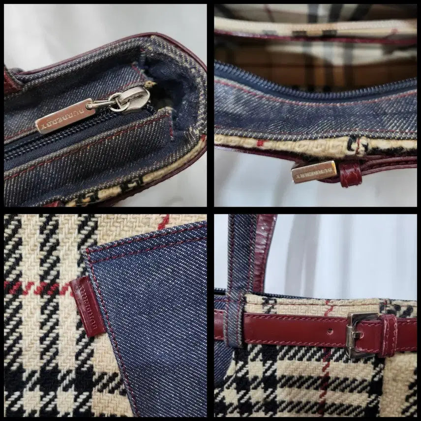 [SOLD OUT] (정품)버버리 데님 노바체크 숄더백