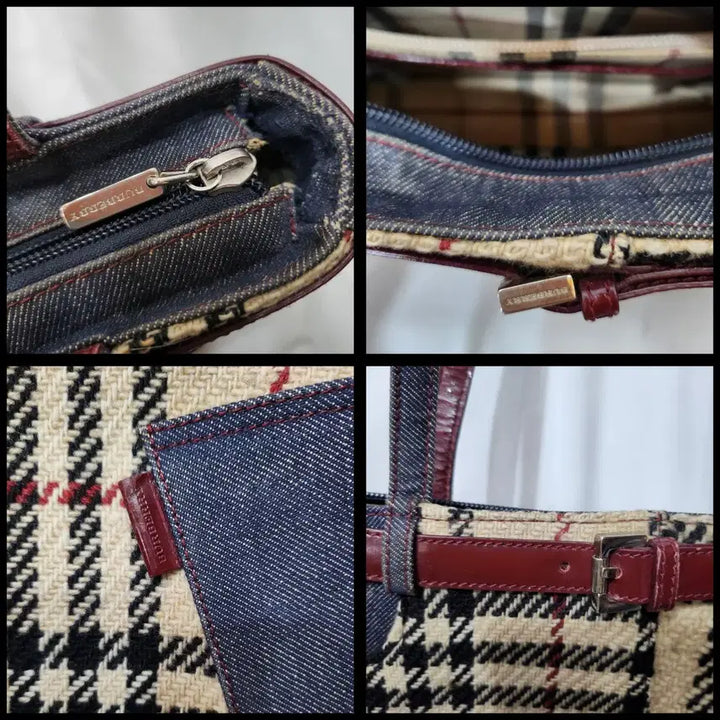 [SOLD OUT] (정품)버버리 데님 노바체크 숄더백