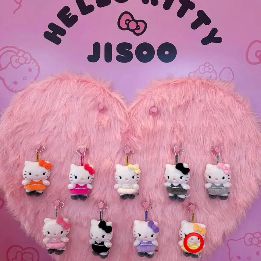 [BUNJANG] Jisoo Hello Kitty Keyring (Yellow) / 박스미개봉) 헬로키티 지수 키링 옐로우 선물가능