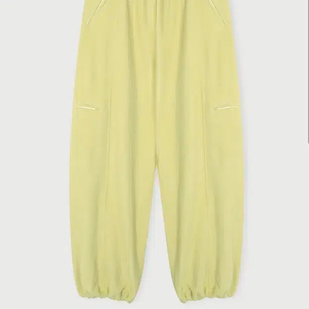[BUNJANG] ETHOS Fleece Banding Pants (Lemon, Small) / ETHOS 에토스 FLEECE BANDING PANTS 레몬S