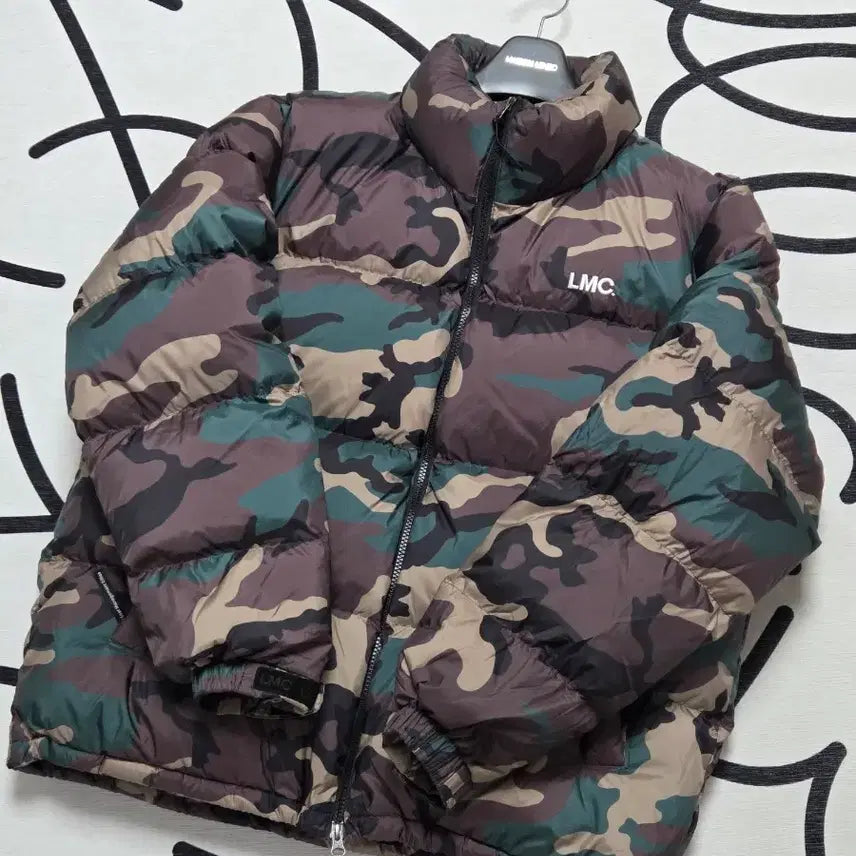 [BUNJANG] LMC OG PUFFER Duck Down Camo Padded Jacket / LMC OG PUFFER DUCK DOWN 눕시 카모 패딩 L