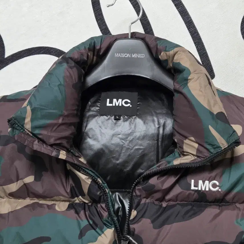 [BUNJANG] LMC OG PUFFER Duck Down Camo Padded Jacket / LMC OG PUFFER DUCK DOWN 눕시 카모 패딩 L