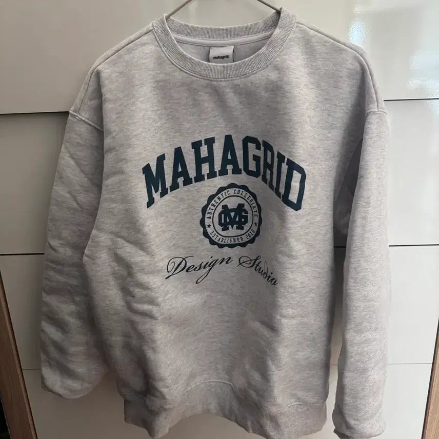 [BUNJANG] Mahagrid Fleece Sweatshirt / 마하그리드 기모 맨투맨
