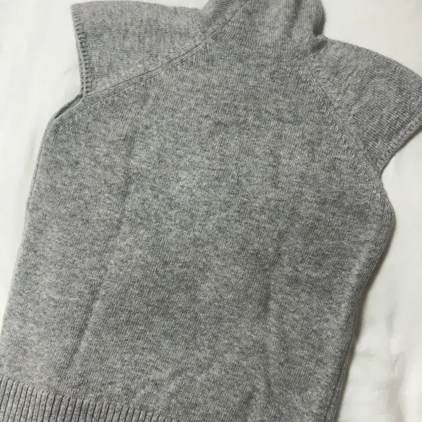 [BUNJANG] Mango Many Please Olakun Turtleneck Knit Light Gray / 망고매니플리즈 올라쿤 터틀넥 니트 라이트그레이