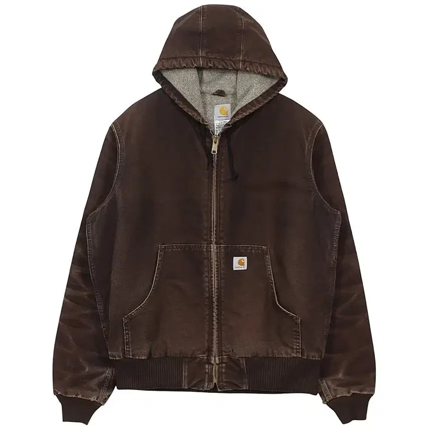 [BUNJANG] Carhartt EJ004 DKB Duck Active Jacket / 2011 칼하트 EJ004 DKB 덕 액티브 자켓 쉐르파 안감 브라운
