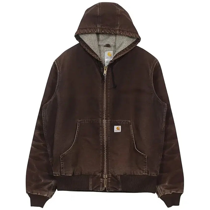 [BUNJANG] Carhartt EJ004 DKB Duck Active Jacket / 2011 칼하트 EJ004 DKB 덕 액티브 자켓 쉐르파 안감 브라운