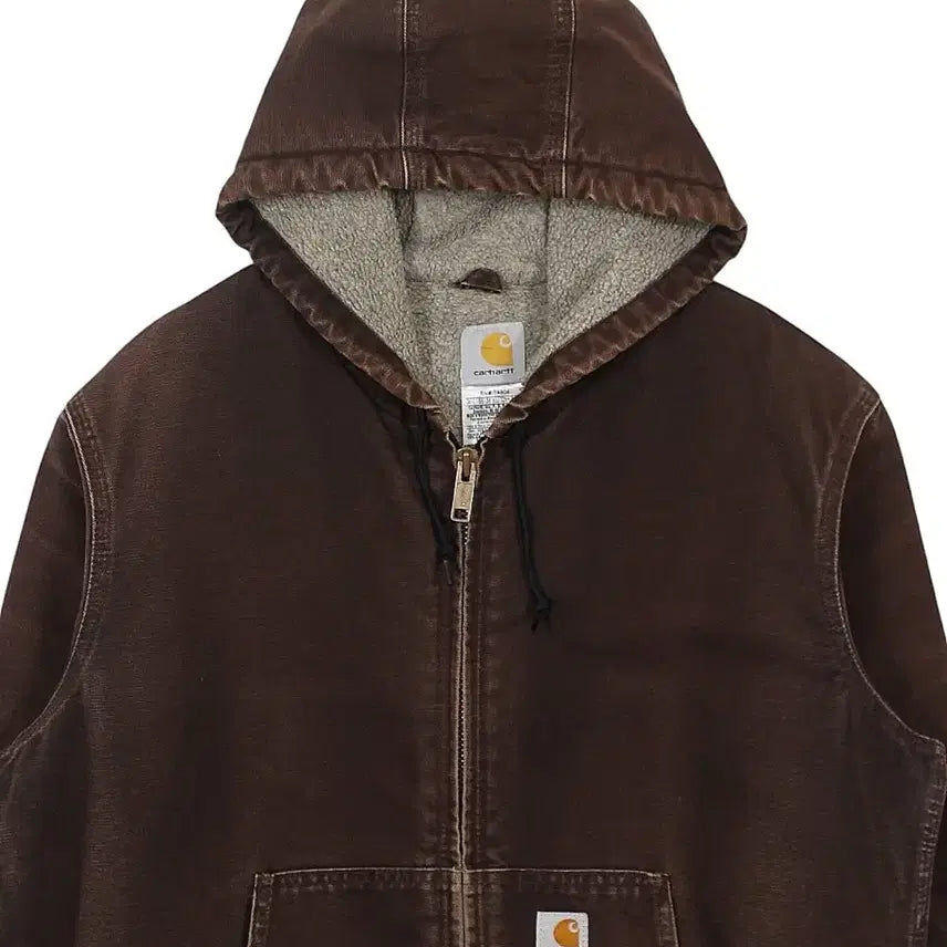 [BUNJANG] Carhartt EJ004 DKB Duck Active Jacket / 2011 칼하트 EJ004 DKB 덕 액티브 자켓 쉐르파 안감 브라운