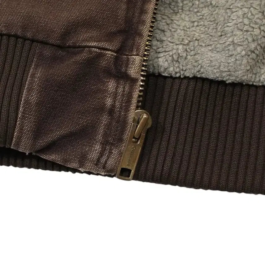 [BUNJANG] Carhartt EJ004 DKB Duck Active Jacket / 2011 칼하트 EJ004 DKB 덕 액티브 자켓 쉐르파 안감 브라운