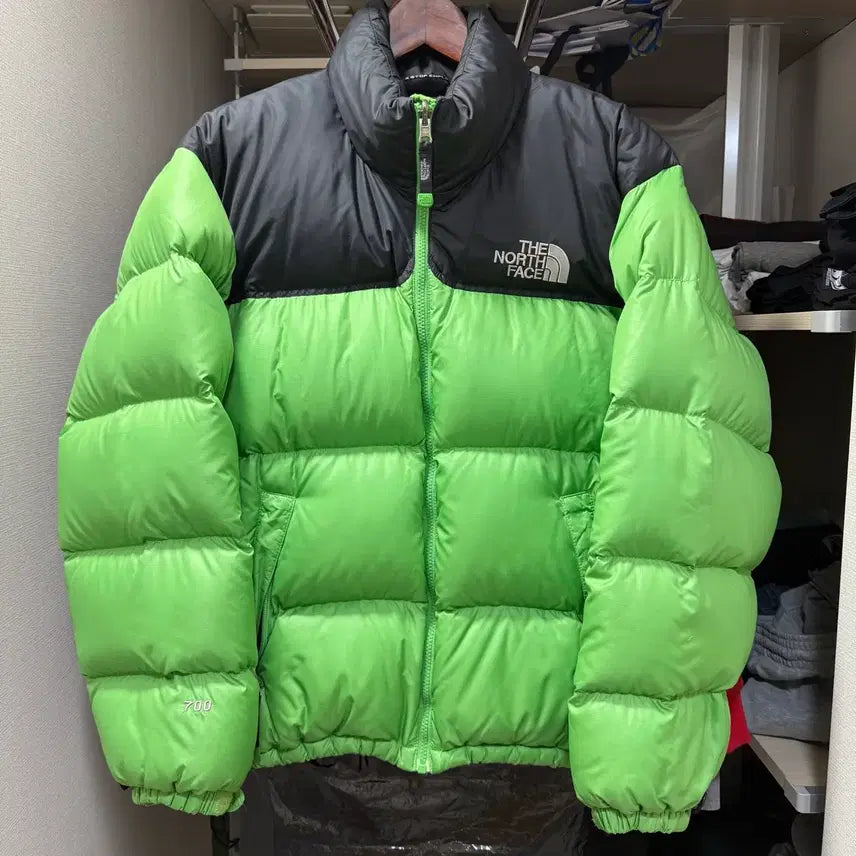 [BUNJANG] North Face Nuptse 700 Down Padded Jacket Green 95 / 노스페이스 눕시 700 다운패딩 그린 95