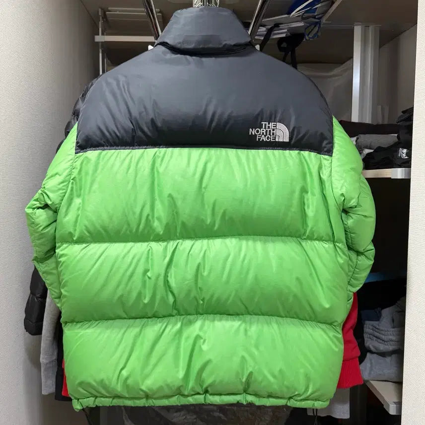 [BUNJANG] North Face Nuptse 700 Down Padded Jacket Green 95 / 노스페이스 눕시 700 다운패딩 그린 95