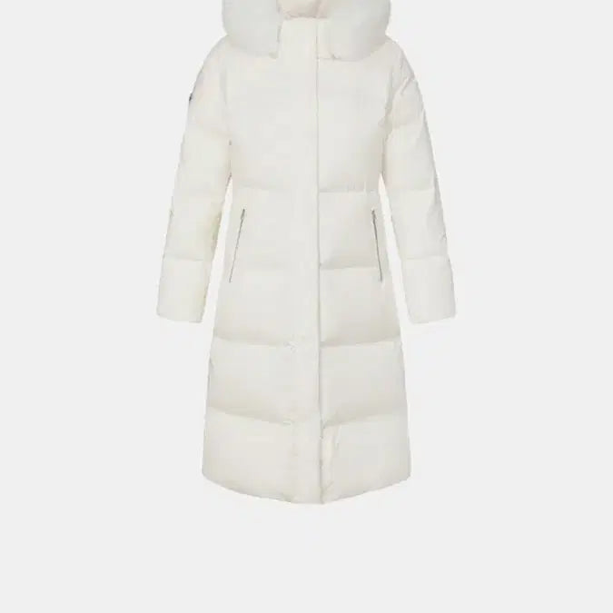 [BUNJANG] Descente Women's Canon Long Down Jacket Ivory 85 / 데상트 우먼스 캐논 롱 다운 자켓 아이보리 85