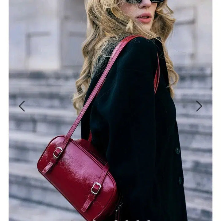 [BUNJANG] Bbd Pomme Bag Red Shoulder Bag / bbd 폼므백 레드 숄더백