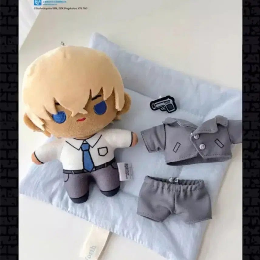[BUNJANG] Detective Conan Amuro Furuya Rei Bourbon Confession Balloon Collaboration Plush / 명탐정코난 코난 아무로 후루야 레이 버번 고백풍선 콜라보 누이