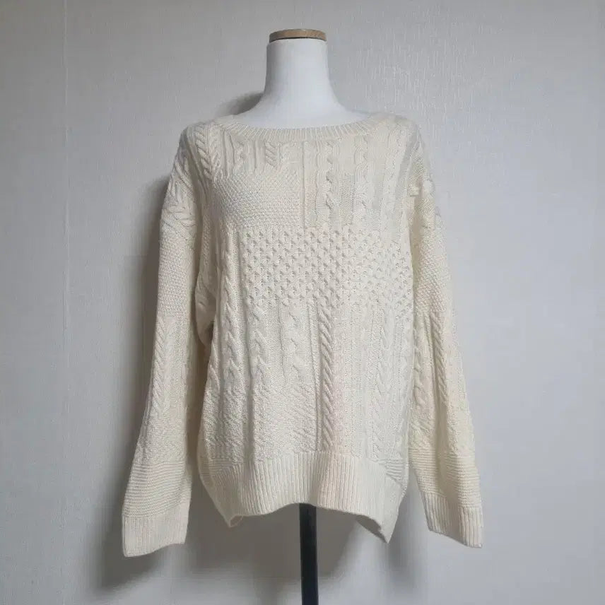 [BUNJANG] N55 Knit Top / N55꽈베 루즈핏 니트