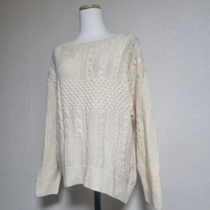 [BUNJANG] N55 Knit Top / N55꽈베 루즈핏 니트