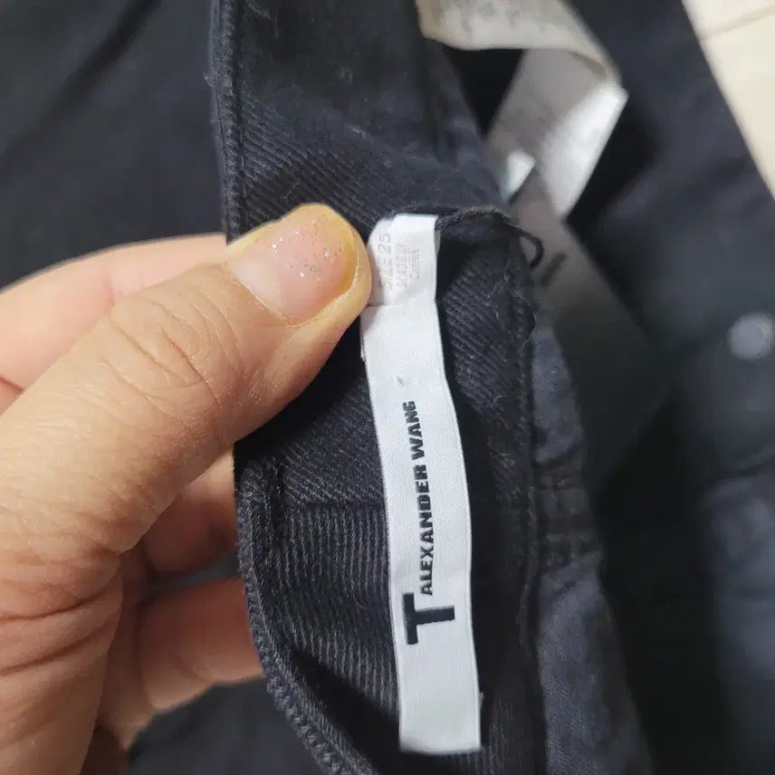 [BUNJANG] Alexander Wang Black Leather Detail Shorts / 오늘만이가격!!    알렉산더왕 미사용품 블랙 레더 디테일 반바지