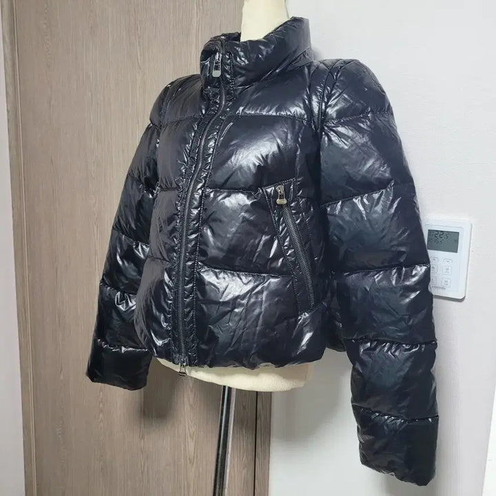 [BUNJANG] PAULE KA Black Goose Down Short Padded Jacket (Size S) / PAULE KA 블랙 여성 구스 숏 패딩 점퍼 S