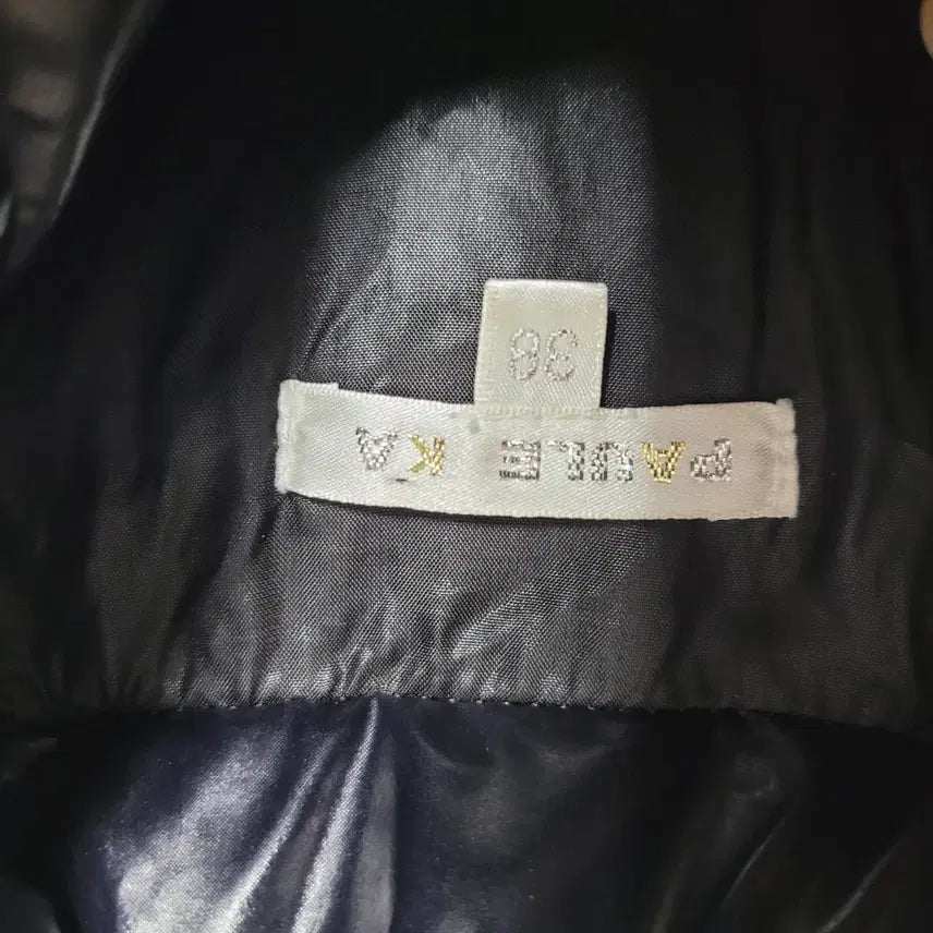 [BUNJANG] PAULE KA Black Goose Down Short Padded Jacket (Size S) / PAULE KA 블랙 여성 구스 숏 패딩 점퍼 S