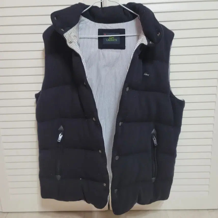 [BUNJANG] Lacoste XL Down Vest / 라코스테 울 오리털 패딩조끼xl [더이상 금액조정없음]