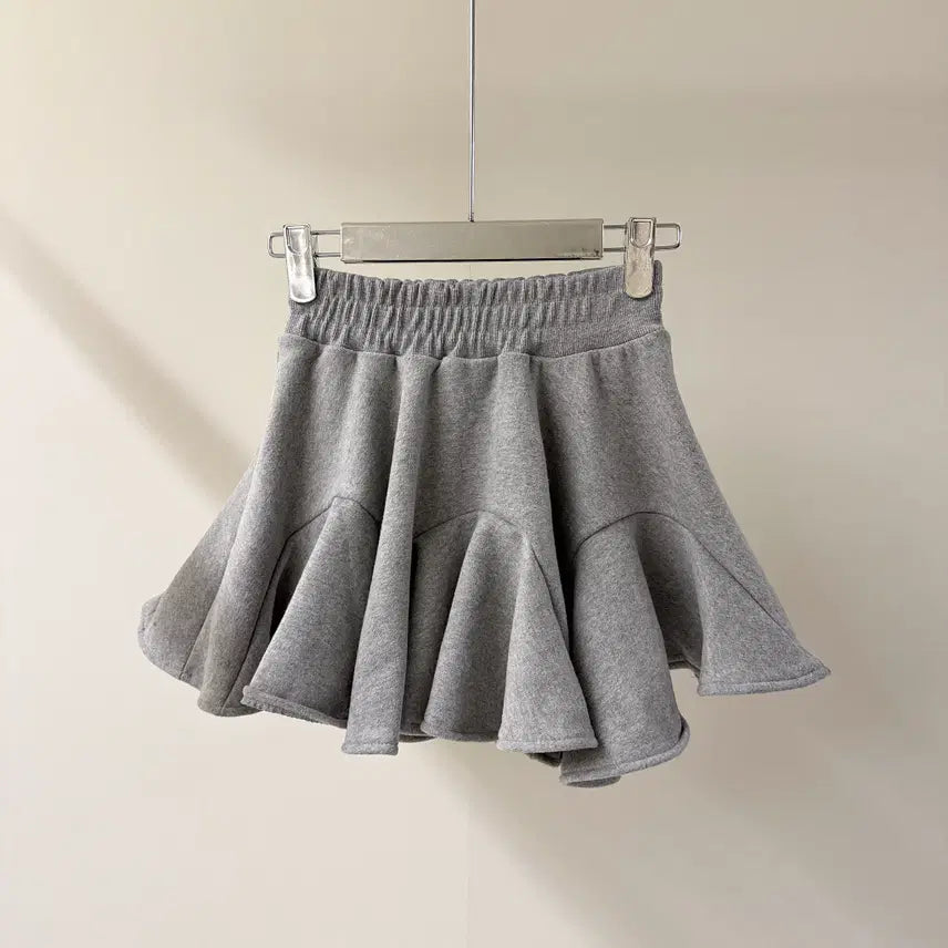 [BUNJANG] Gored Flare Mini Banding Skirt / [무료배송]  고어드 플레어 미니 밴딩 스커트 (B1634)
