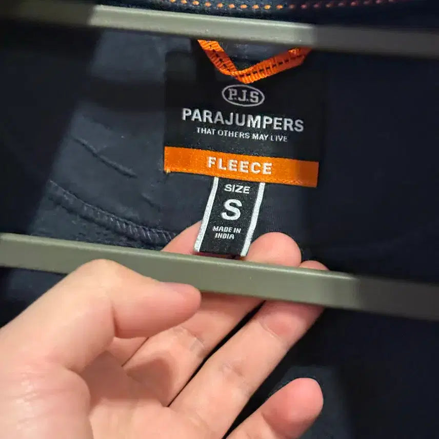 [BUNJANG] Parajumpers Sid Zip-Up Fleece Knit Navy / [새상품] 파라점퍼스 S 사이즈 시드 집업 플리스 니트 네이비