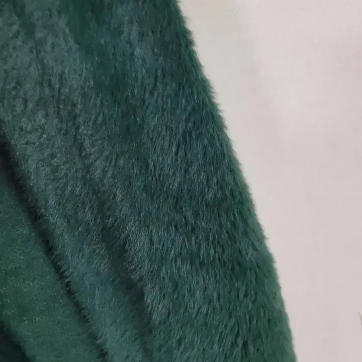 [BUNJANG] Emerald Green Fur Cardigan / (새상품)에메랄드 그린 퍼 가디건 79000원구매