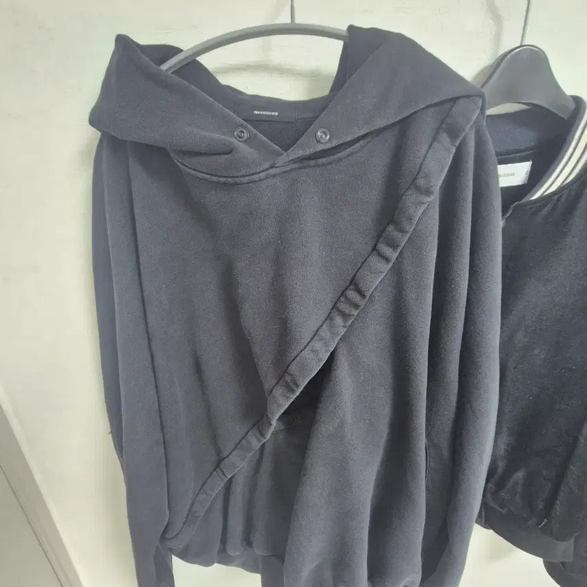 [BUNJANG] Nohnod Two-Piece Hooded Set / 논노드 투피스 후드