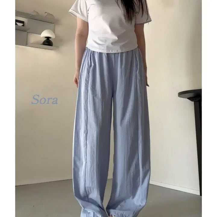 [SOLD OUT] [미개봉 17% 할인] 빅톨리아 안입은듯 쿨링 아노락 투웨이 팬츠 소라