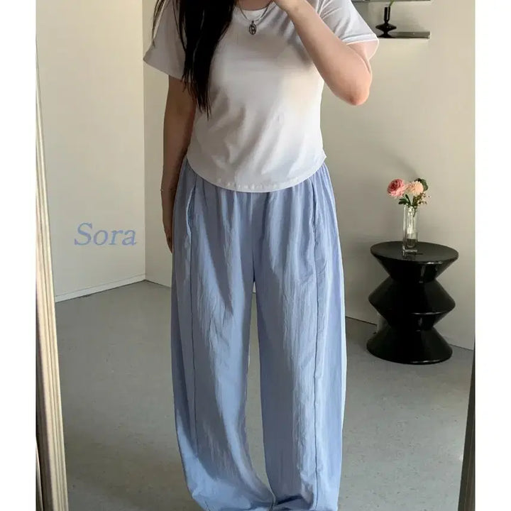 [SOLD OUT] [미개봉 17% 할인] 빅톨리아 안입은듯 쿨링 아노락 투웨이 팬츠 소라