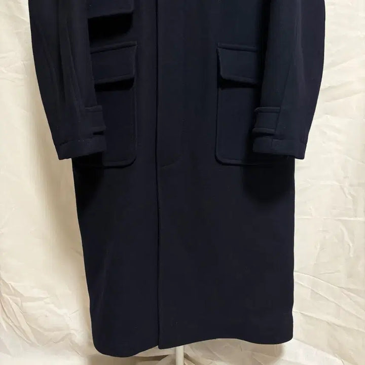 [BUNJANG] AFTERPRAY Tourist Balmacaan Coat - Navy, L / 애프터프레이 투어리스트 발마칸 코트 / 네이비, L