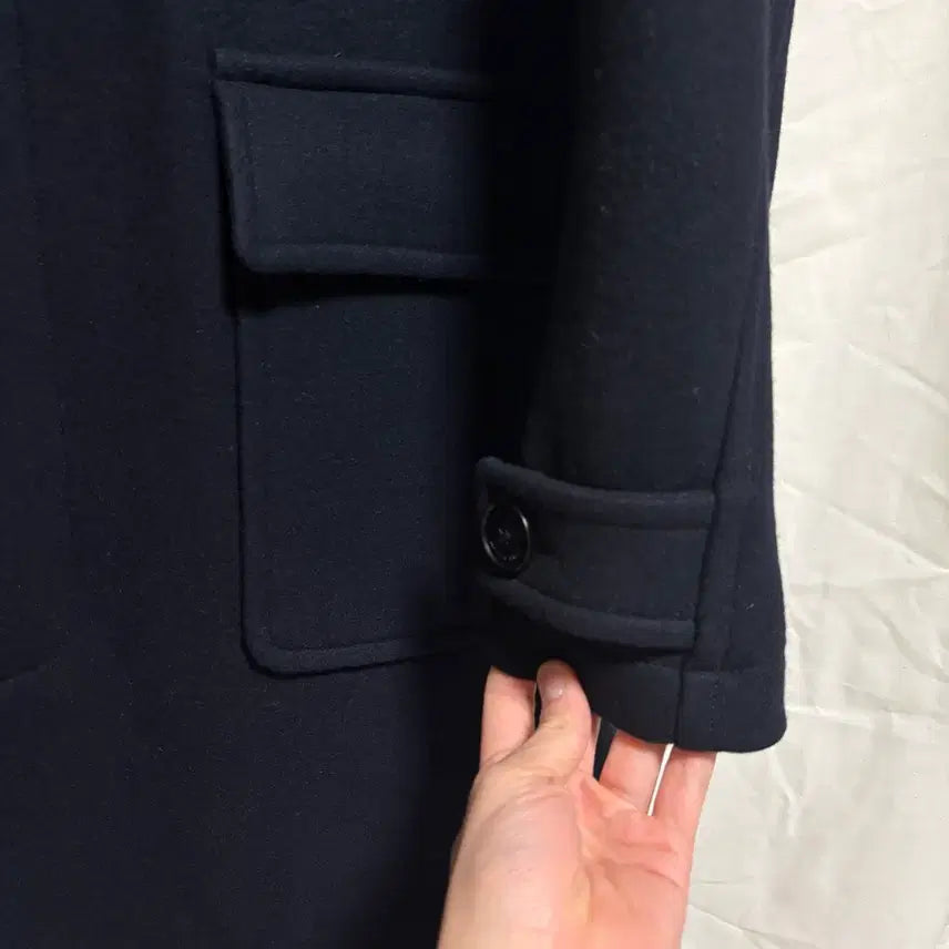 [BUNJANG] AFTERPRAY Tourist Balmacaan Coat - Navy, L / 애프터프레이 투어리스트 발마칸 코트 / 네이비, L
