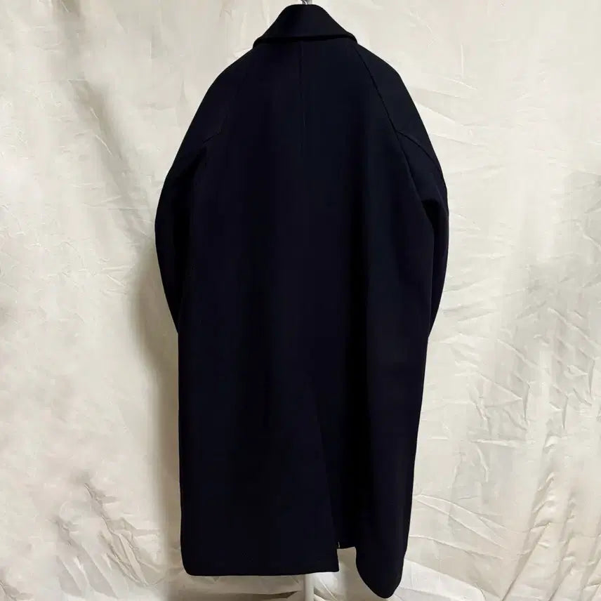 [BUNJANG] AFTERPRAY Tourist Balmacaan Coat - Navy, L / 애프터프레이 투어리스트 발마칸 코트 / 네이비, L