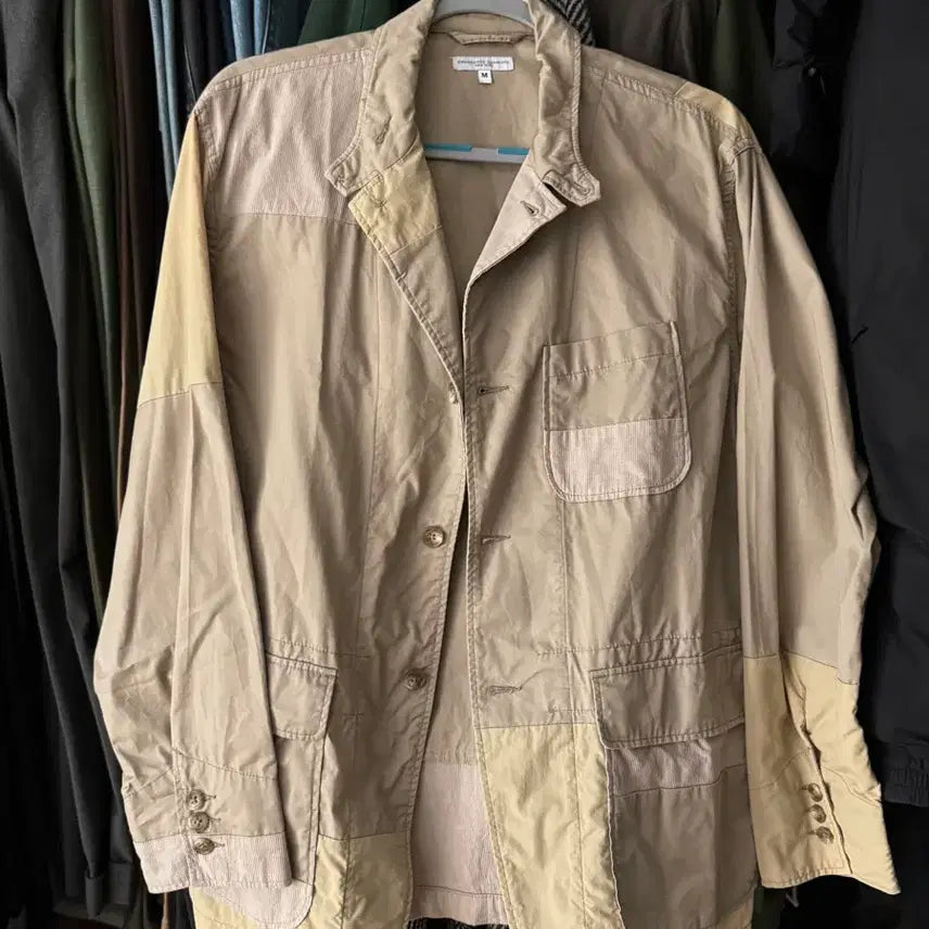 [BUNJANG] Engineered Garments Patchwork Loiter Jacket / 엔지니어드가먼츠 패치워크 로이터 자켓 m