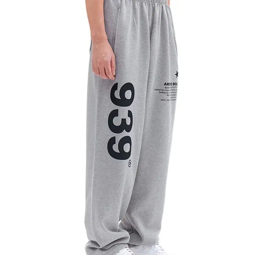 [BUNJANG] 939 Archive Bold Sweatpants Gray / 939 아카이브 볼드 스웻팬츠 그레이