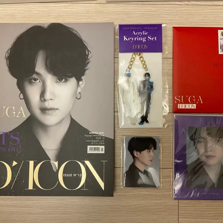 [BUNJANG] BTS Suga Dicon Magazine Set + Poster / 2021 방탄 디아이콘 화보집 세트 + 슈가 디아이콘 화보집 + 포스터