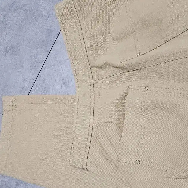 [BUNJANG] Mine Beige Simple Denim Pants / 마인 베이지 심플한 면 데님 바지 64