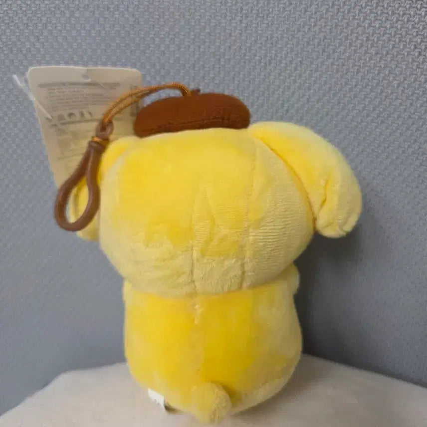 [BUNJANG] Sanrio Pompompurin Heart Doll Keyring / 산리오 폼폼푸린 하트 인형 키링 13cm 새상품