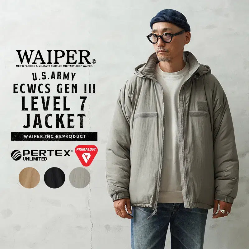 [BUNJANG] WAIPER ECWCS GEN3 Level 7 Primaloft Pertex Parka / WAIPER 미군 ECWCS GEN3 레벨7 프리마로프트 퍼텍스 파카 L