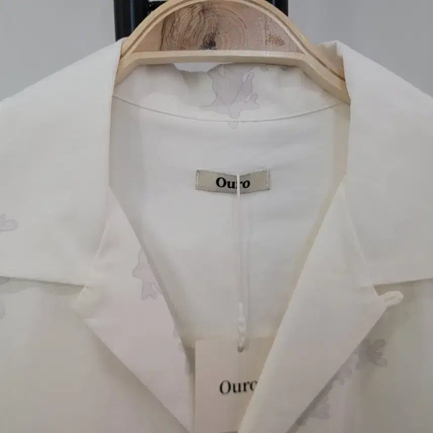 [BUNJANG] Ouro Coral Print Short Sleeve Shirt (Women&